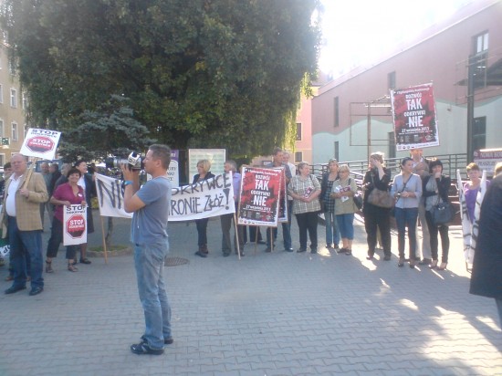 Protest mieszkańców Lubina (Zobacz) - 2