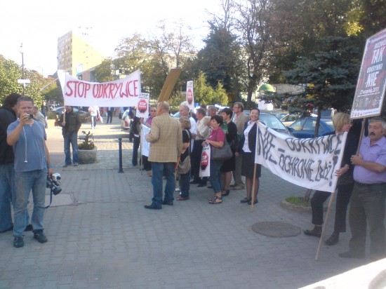 Protest mieszkańców Lubina (Zobacz) - 4