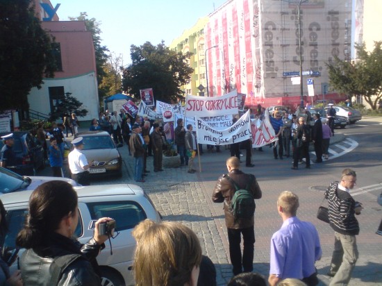 Protest mieszkańców Lubina (Zobacz) - 5