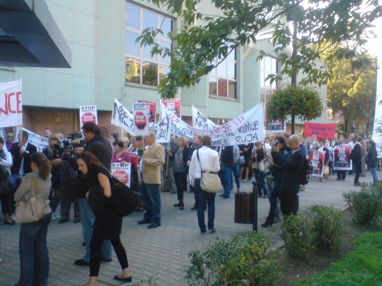 Protest mieszkańców Lubina (Zobacz) - 6