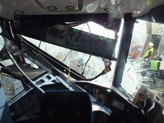 Wypadek tramwajów: 33 osoby ranne