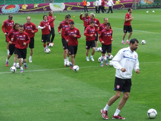 Euro 2012: Po pierwszym treningu