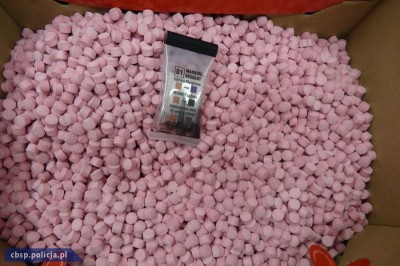 50 kg amfetaminy i 10 tys. tabletek extasy w wieprzowinie