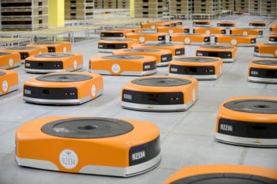 Amazon: Magazynierzy będą pracować z robotami (FOTO)