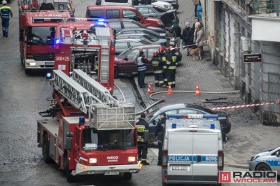 Wrocław: Pożar na ul. Daszyńskiego. 10 osób ewakuowano [ZDJĘCIA]