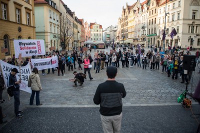 Strajk nauczycieli na Dolnym Śląsku [FOTO]