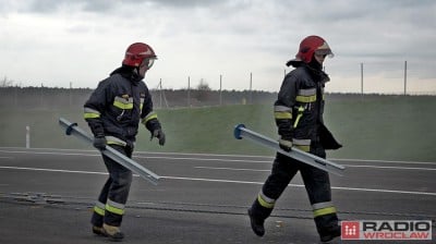 Ćwiczenia służb ratunkowych na S5 w okolicach Trzebnicy [FOTO,WIDEO]