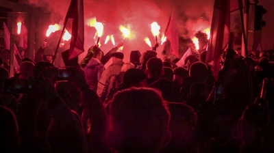 Wrocław: Narodowy Marsz Niepodległości rozwiązany [ZOBACZ FILM]