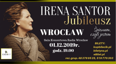 Jubileuszowy koncert Ireny Santor 