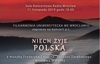 Koncert dedykowany obchodom Święta Odzyskania Niepodległości przez Polskę